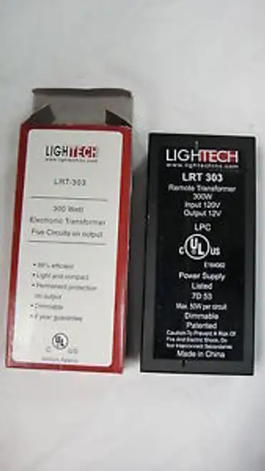 Ligh Tech Model# Lrt-303 300 Watt Elektronischer Transformator Fünf Stromkreise am Ausgang
