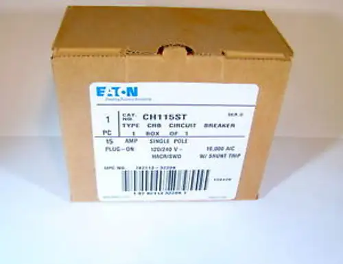 Ch115St In Cutler Hammer Shunt Trip Circuit Breaker -