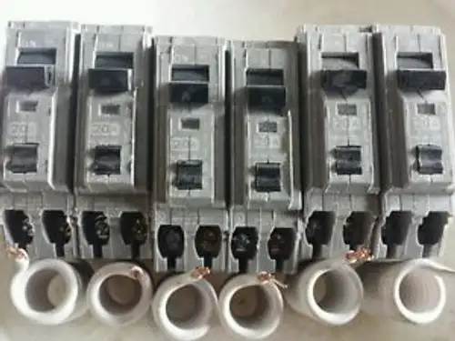 6 Ge 120Gfi GF GFCI GFI 1極20安培斷路器灰色款
