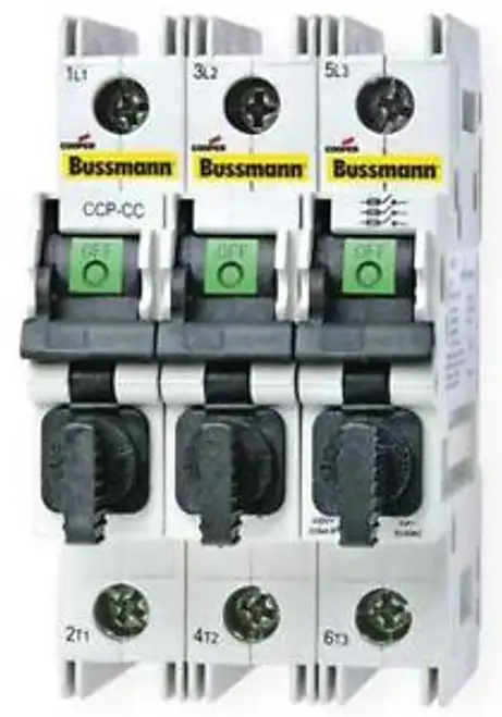 BUSSMANN CCP-3-30CC 3Pole 30A 熔斷器電路保護器