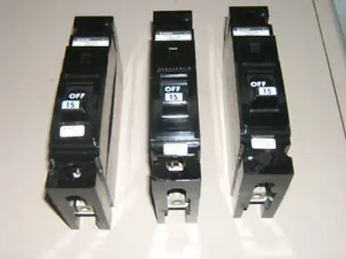 New Sylvania Seh-1-C-15 Seh-C1-15 Circuit Breaker 1P 15A 277V 3Qty Box