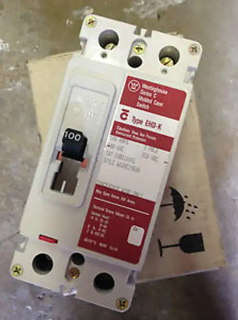 Cutler Hammer Eaton Ehd2100Kl 2 Pole 100 Amp 480 Volt 14K Ehd-K Switch