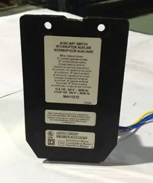 Ma11212 Square D Auxiliary Switch (New)