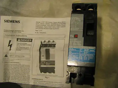 Siemens Circuit Breaker Ed42B015 Nsn: 5925-01-353-6910 15 Amps