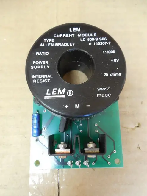 Allen Bradley/Lem Current Module Lc 500-S Sp6 Lc500Ssp6 1:3000 25 Ohms