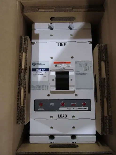 Allen Bradley 140Ue-M7D3-D40 Breaker 400A 140Ue-M7X3 Frame 800A