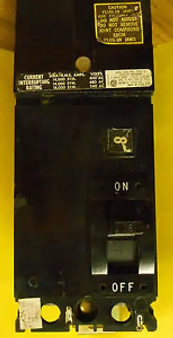 QUADRAT D FA26015AC 15 AMP 2 POLIGER SCHUTZSCHALTER .........WB-98