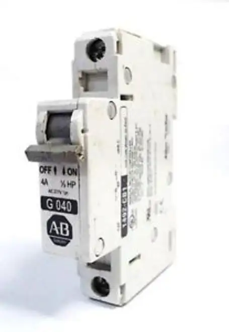 Allen Bradley 1492-Cb1G040 4-Amp 1/3Hp 1-Pole Serie C Circuit Breaker