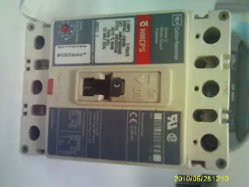 CUTLER HAMMER SERIES C 3 AMP 3 POLE HMCPS003AOC 600VDC-250VDC MOTOR PROTECTOR