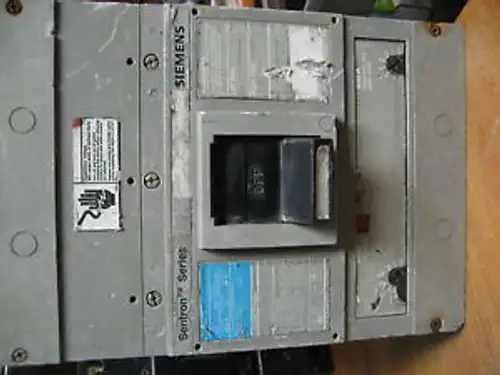 Siemens 400A Sentron Breaker Jxd226400 W/400A Trip Qq-74B