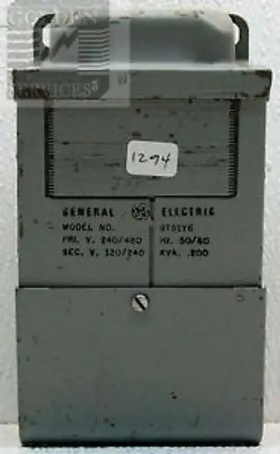 Ge 9T51Y6 Transformator 0,2 Kva 240/480:120/240 50/60 Hz