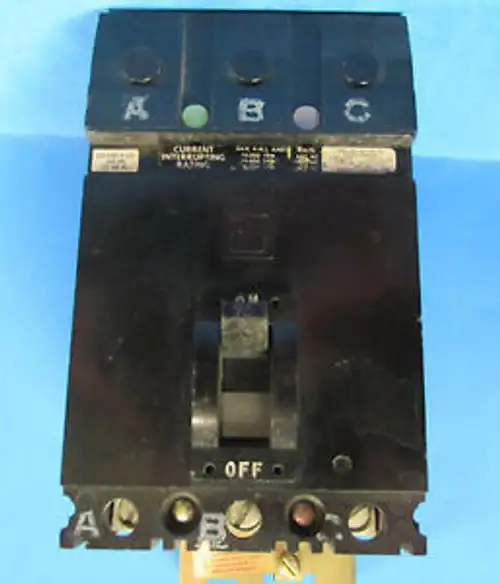 Square D 70 Amp 3 Pole Circuit Breaker Fab36070 ........... Vc-03