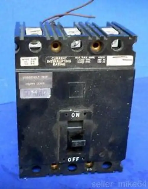 Square D 34050-S1121 Breaker 240/480 Vac 50 Amp