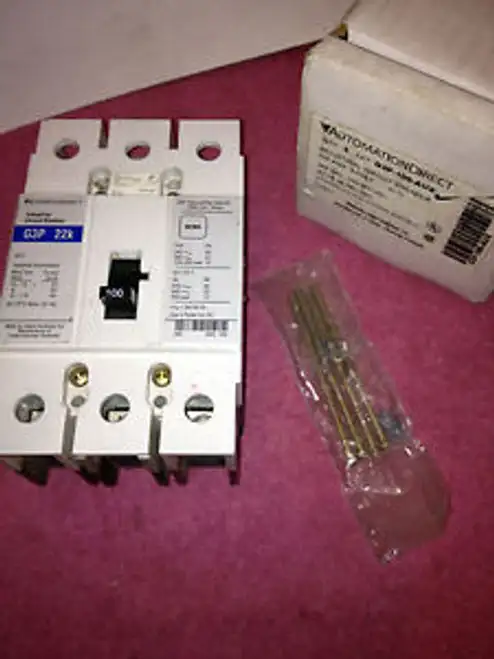 Perfect Eaton Automation Direct G3P-100-Aux 100 Amp 480 Volt 3 Pole Breaker