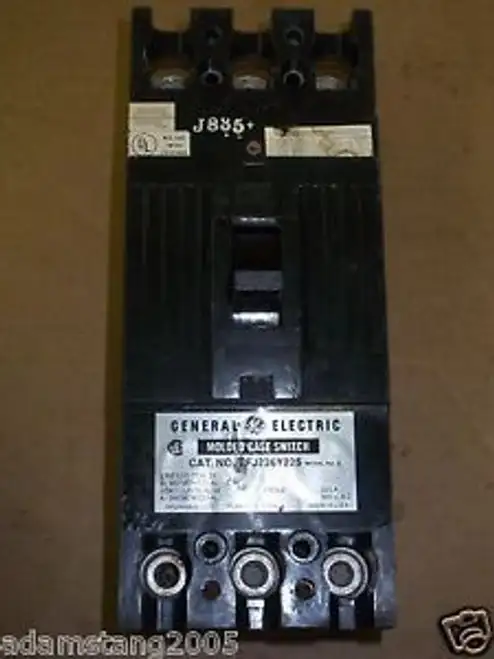 Ge Tfj 3 Pole 225 Amp 600V Tfj236Y225 Molded Case Switch Leistungsschalter