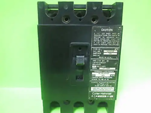Cutler-Hammer / Eaton 125 Ampere 3-poliger Schutzschalter Kat. Nr. Cch3125.....Wa-89