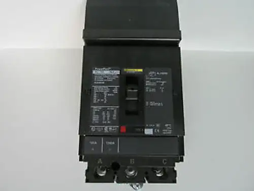 Square D Type Hj 150 ~ Hja36100 100 Amp 3 Pole Circuit Breaker Wb-139