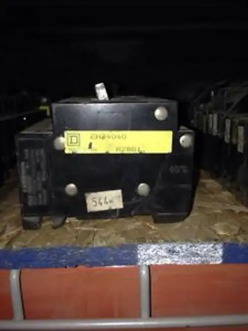 Eh34040 Square D Breaker 40 Amps 480 Volts 3 Pole