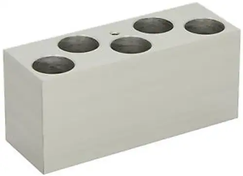 Grant Instruments Qb-24 Bloque térmico intercambiable de aluminio universal de 5 pocillos