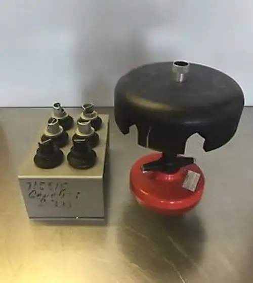 Beckman Sw-27 Centrifuge Rotor 27 000 Rpm W/ 6X 116.4 Tubes Tray Sw27