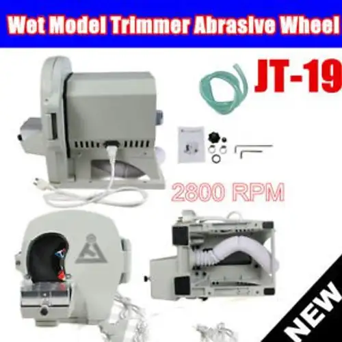 JT-19 rebolo abrasivo de modelo úmido equipamento de laboratório dentário