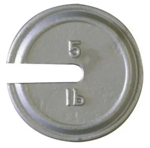 Rice Lake 12852Tr Calibration Weight 5 Lb. Polished