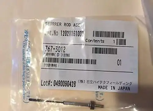 Hitachi Stirrer Rod For Roche/Hitachi Chemistry Analyzer Oem P/N 767-3012