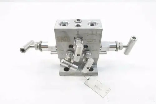 Swagelok Ss-V5Nbf8-Fl-G-Sg Instrument Manifold 6000Psi 1/2 In Npt