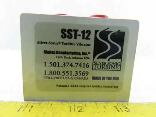 Global Manufacturing Sst-12 Pneumatic Silver Sonic Turbine Vibrator
