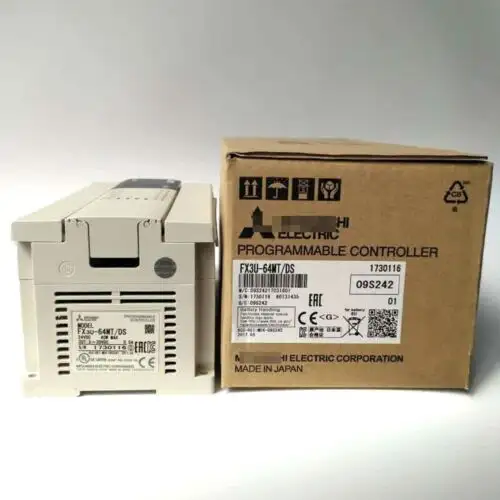 Mitsubishi Fx3U-64Mt/Ds Variable Frequency Drive Base Unit Plc Controller