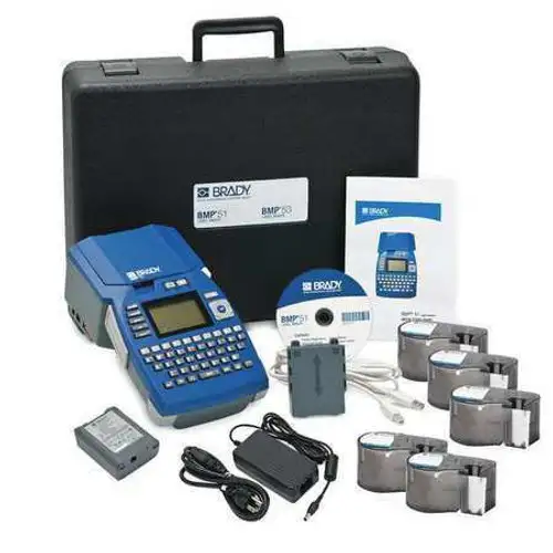 Brady Bmp51-Kit-El Portable Label Printer Kit Bmp51 Series Single Color