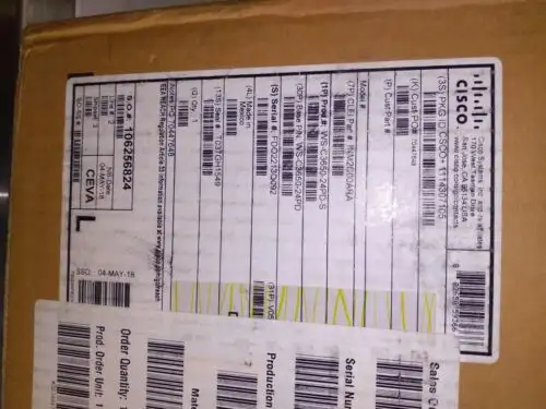 Cisco WS-C3650-24PD-S bộ chuyển mạch