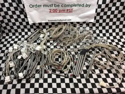 Big Lot Tempco Heater Element 1/4" Dia Hdc00331 Hdc11625 Ldc01067 Hdc15129