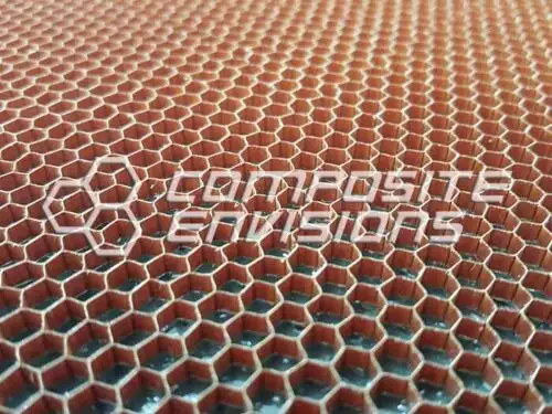 Matériau d'âme en nid d'abeille Dupont Nomex - 48 "X96" - 0.75".