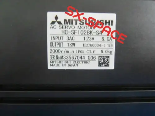Mitsubishi HC-SF102BK-S4 Servo Motor