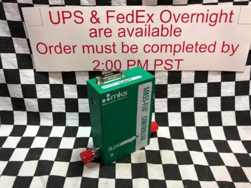 Mks Mass Flo Controller 1/4" Vcr 5000 Sccm N2 M100B01354Cr1Bv