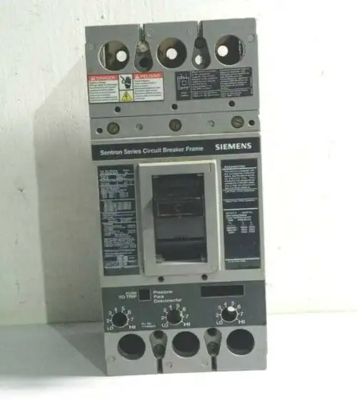 Siemens Hfd63F250 Disgiuntore Serie A -Amp. 250A Volt Massimo 600V Palo 3