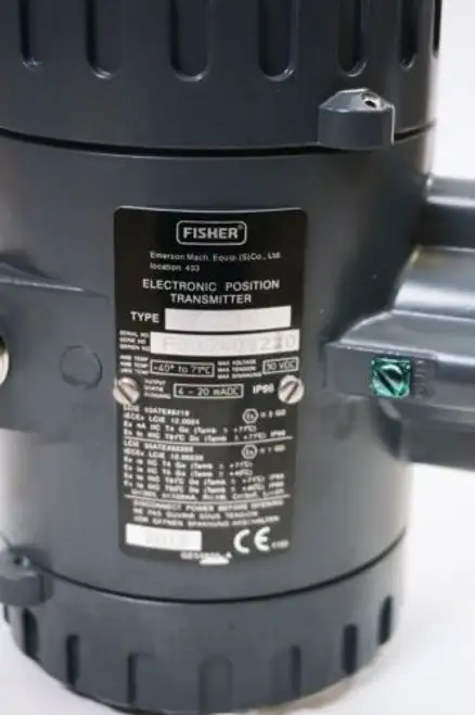 Emerson Fisher 4221 Positioner 4-20Ma Output 30Vdc Input Id03220