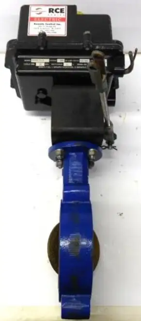 Remote Control Inc. Actuator Rce70-10-4 & Abz 4" Butterfly Valve