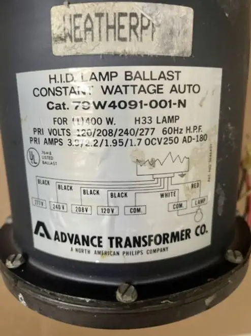 Erweiterter Transformator 79W4091-001-N Lampenvorschaltgerät 79W4091001N