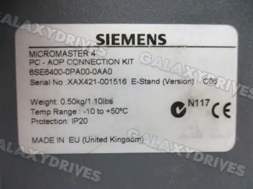 Siemens 6Se6400-0Pa00-0Aa0