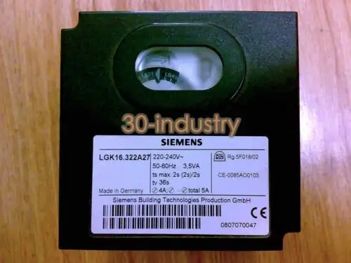 Siemens Lgk16.322A27 220-240V bộ điều khiển đốt cháy
