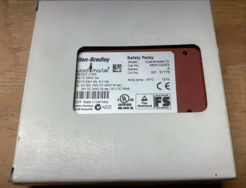 Allen Bradley 440R-D22R2 Sera Guardmaster デュアル入力DI安全リレー