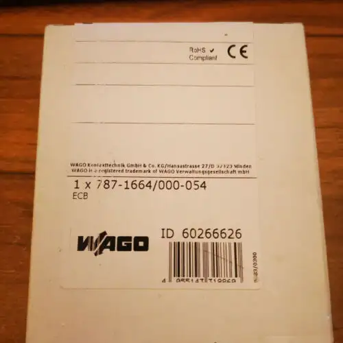 Vorrätig Wago 787-1664/000-054 Modul Plc