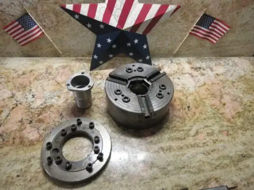 Mmk Matsumoto Hx-10H Mori Seiki Sl-3H Torno Cnc 10 Pulgadas " Chuck Nose 3"
