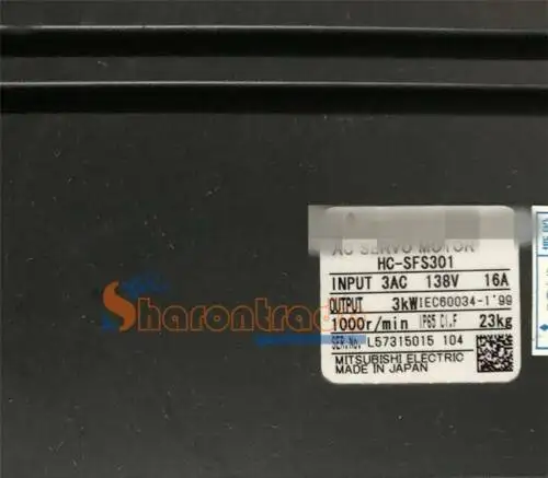 Mitsubishi HC-SF301 Servo Motor