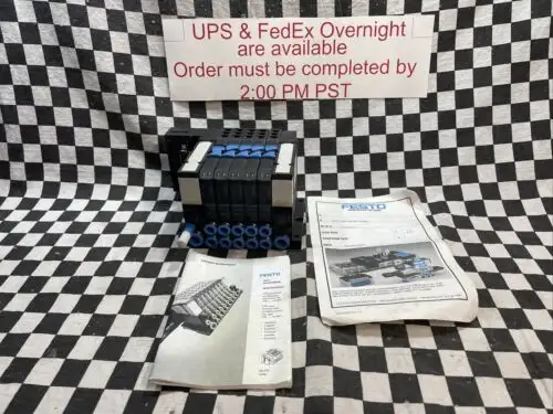 Festo Pneumatic Manifold 21226936 12P-14-Mp-Ar-W-5N+Rb 173942 #157E8