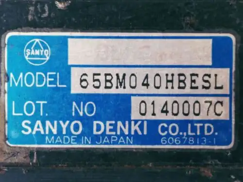 Sanyo Denki 65Bm040Hbesl động cơ servo