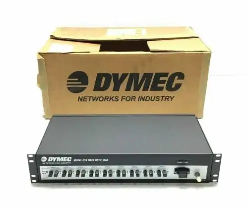 Neu Dymec Os9 Fiber Optic Star Os9Hrt-L-9M Netzwerke für die Industrie 9-Port 24/48-V
