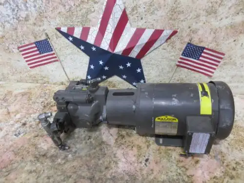 Baldor Parker Hydraulic Oil Pump Motor 35A17-87 56C Pavc16102R26T-10 Hitachi